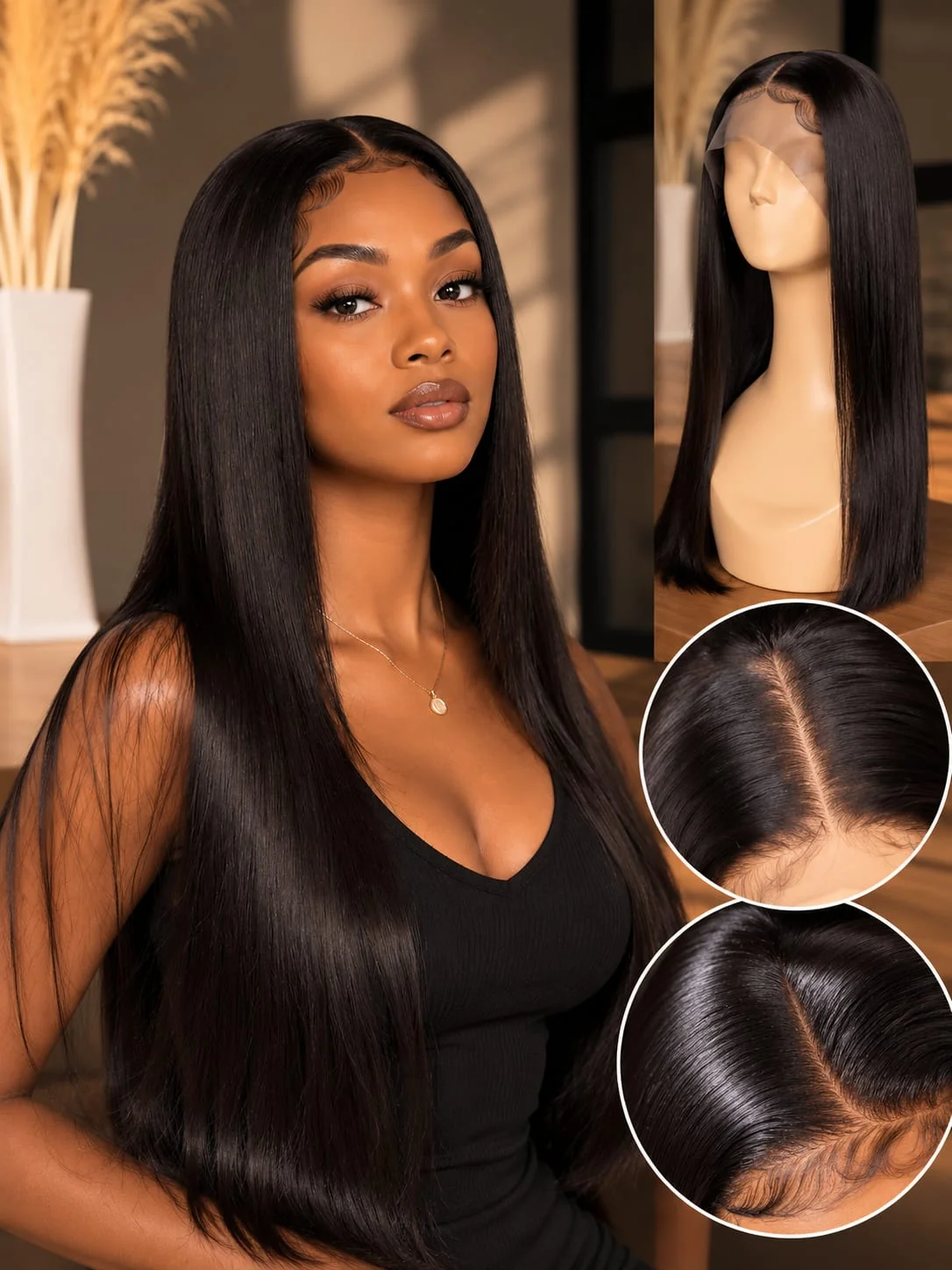 Tyra Negtron Full Wig – 22" | Color 1B | KSh 4,500