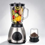 2-in-1 Stainless Steel Blender & Grinder — 2L + 500ml