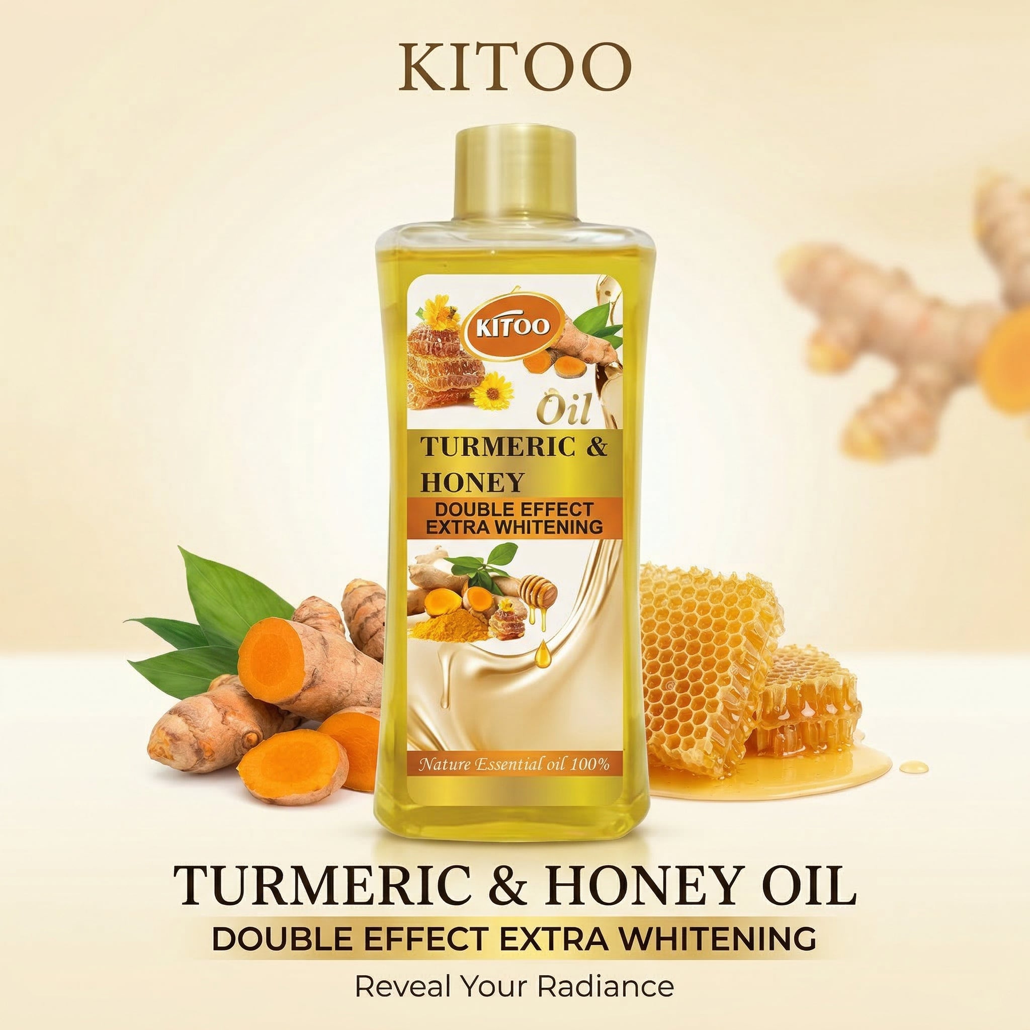 KITOO Turmeric & Honey Body Oil