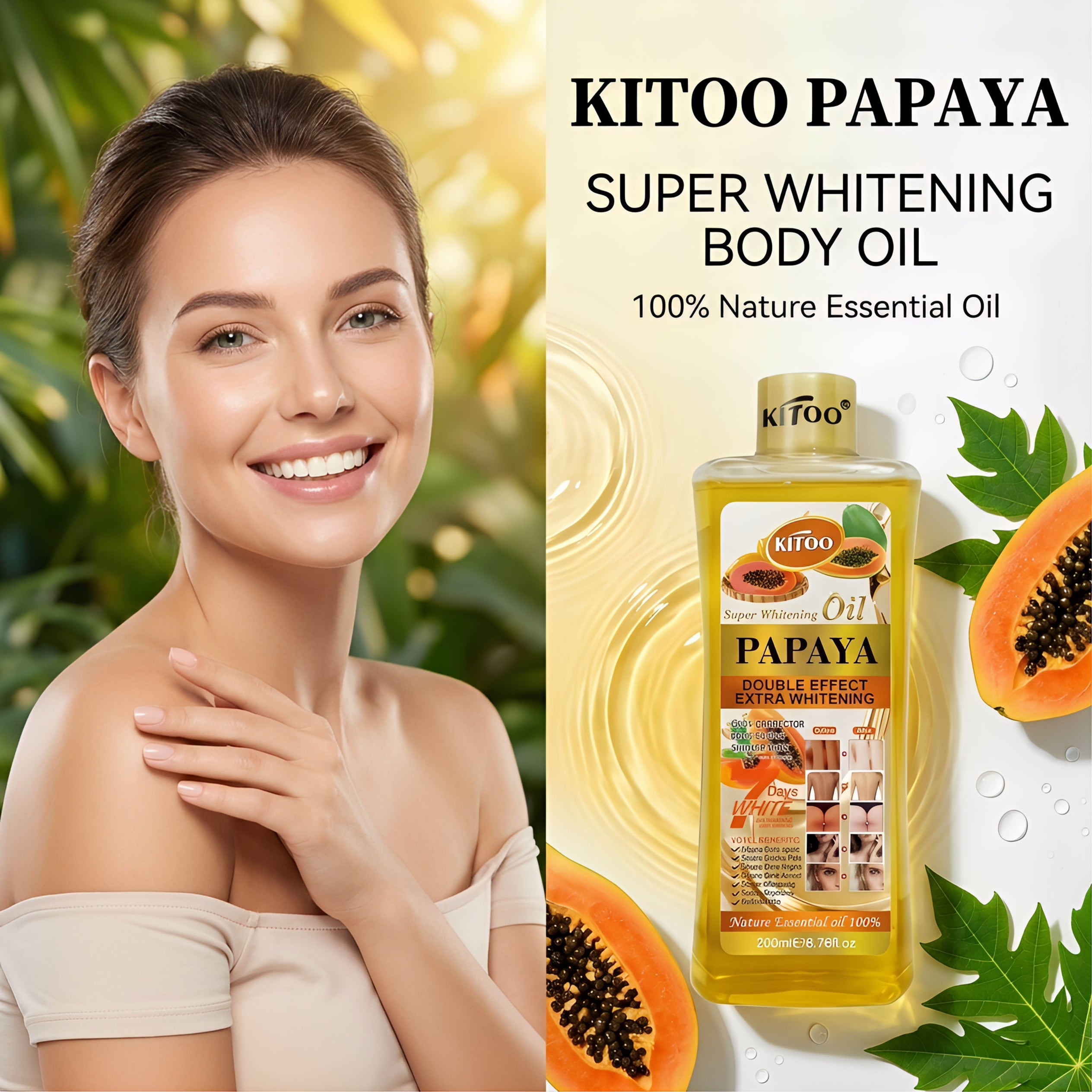 KITOO Papaya Body Oil