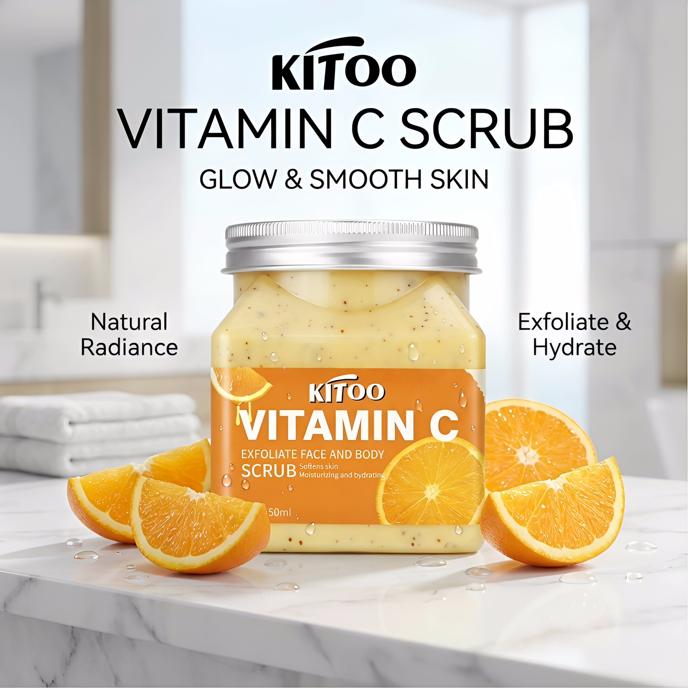 KITOO Vitamin C Facial Scrub